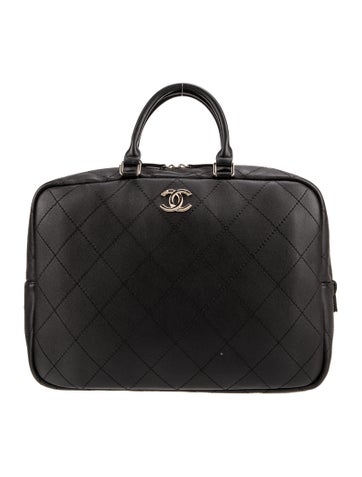 Chanel Handle Bags Large CC Bowling Bag