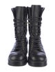 Chanel 2021 Interlocking CC Logo Combat Boots