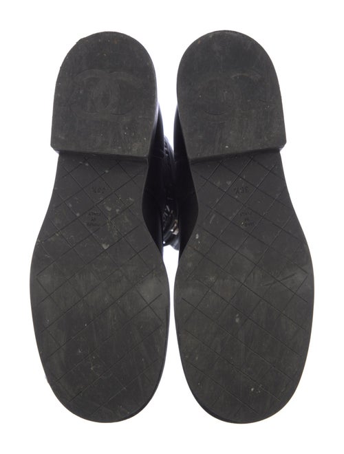 Chanel 2021 Interlocking CC Logo Combat Boots