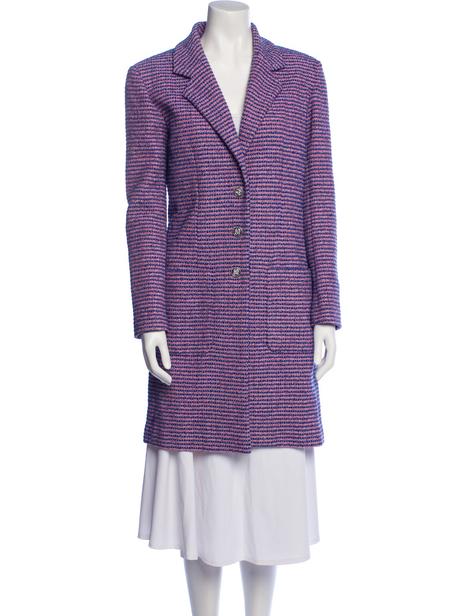 Chanel 2023 Tweed Pattern Coat