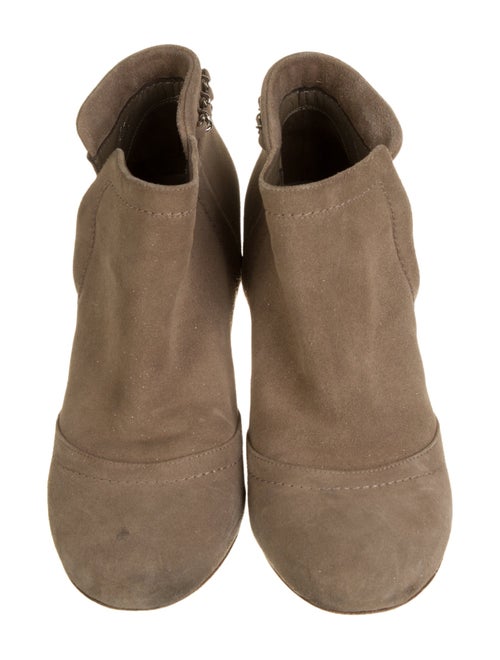 Chanel 2014 Interlocking CC Logo Boots