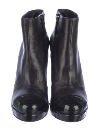 Chanel 2011 Interlocking CC Logo Boots