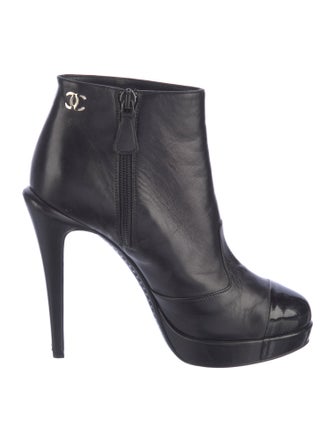 Chanel 2011 Interlocking CC Logo Boots