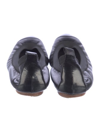 Chanel Interlocking CC Logo Lambskin Ballet Flats