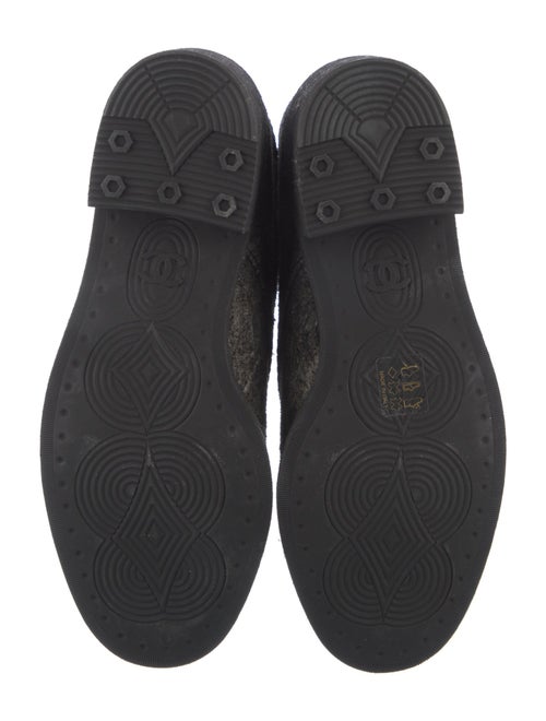 Chanel 2016 Interlocking CC Logo Lace-Up Boots