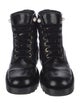 Chanel 2021 Interlocking CC Logo Combat Boots
