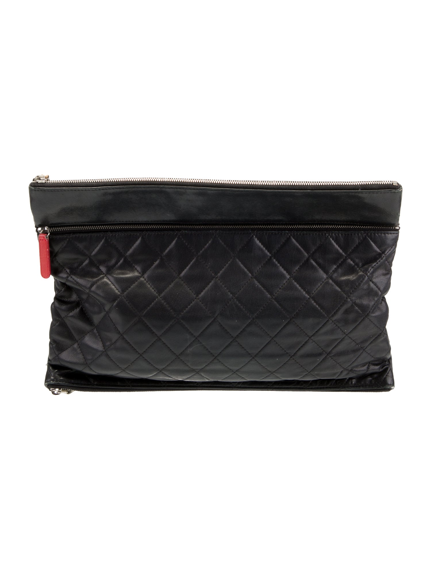 Chanel Quilted Zip O-Case