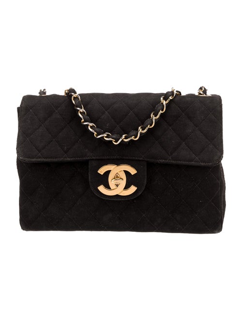Chanel Classic Jersey Jumbo XL Maxi Flap Bag