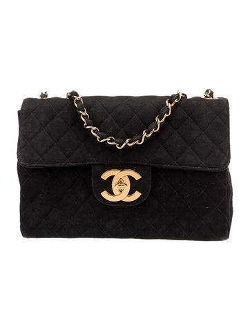 Chanel Shoulder Bags Classic Jersey Jumbo XL Maxi Flap Bag