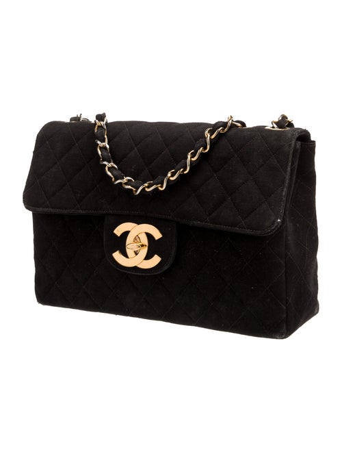 Chanel Classic Jersey Jumbo XL Maxi Flap Bag