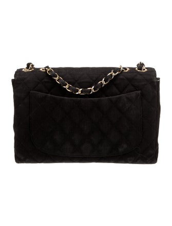 Chanel Classic Jersey Jumbo XL Maxi Flap Bag