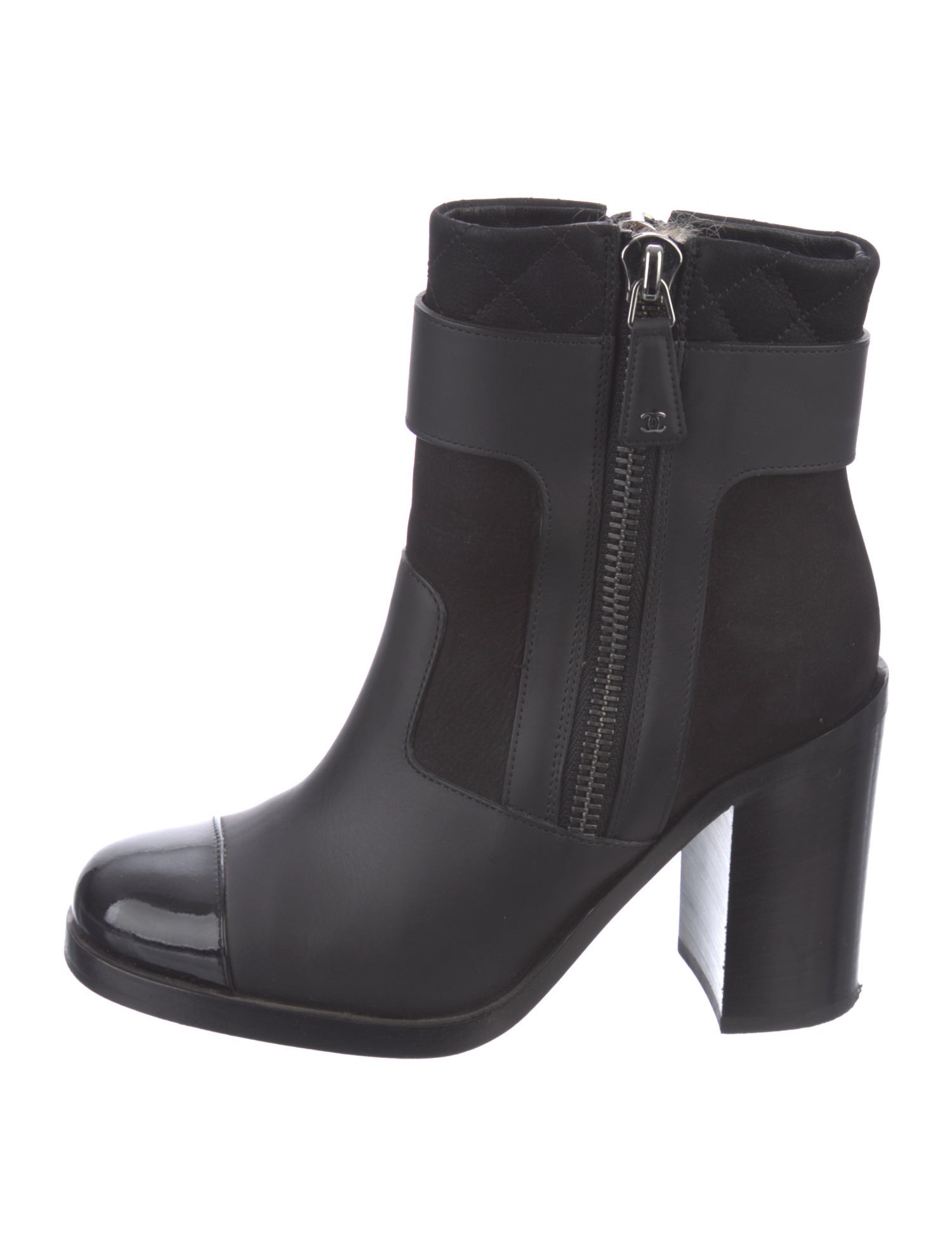 Chanel 2016 Interlocking CC Logo Boots