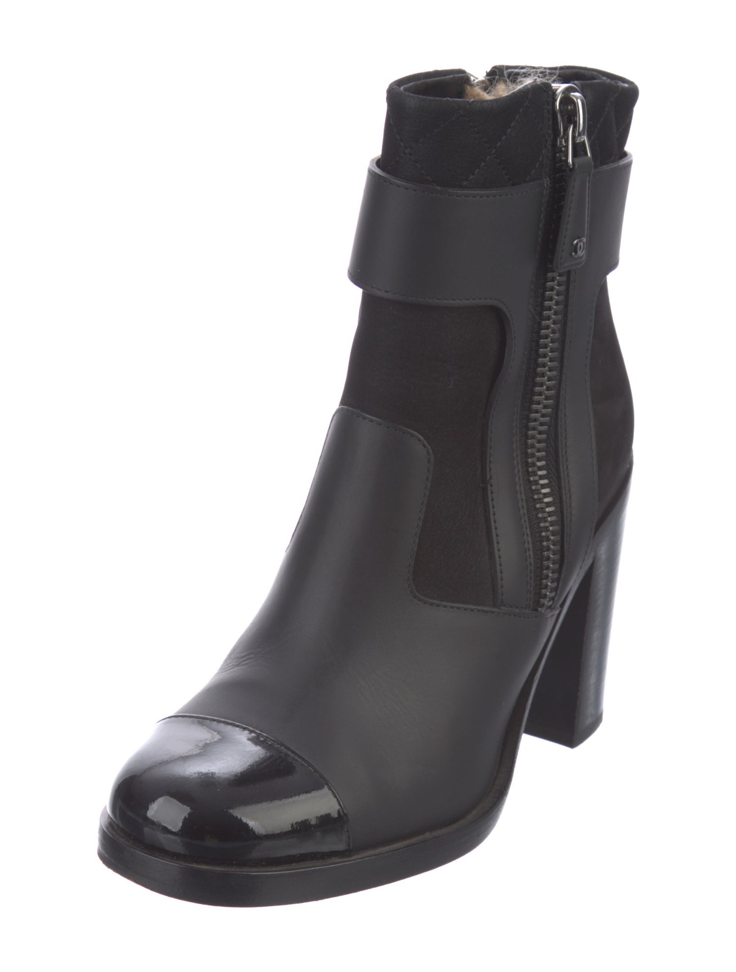 Chanel 2016 Interlocking CC Logo Boots