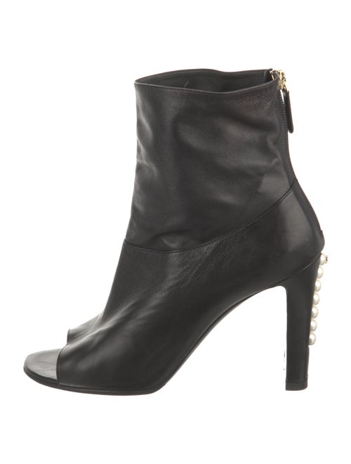 Chanel 2014 Interlocking CC Logo Boots