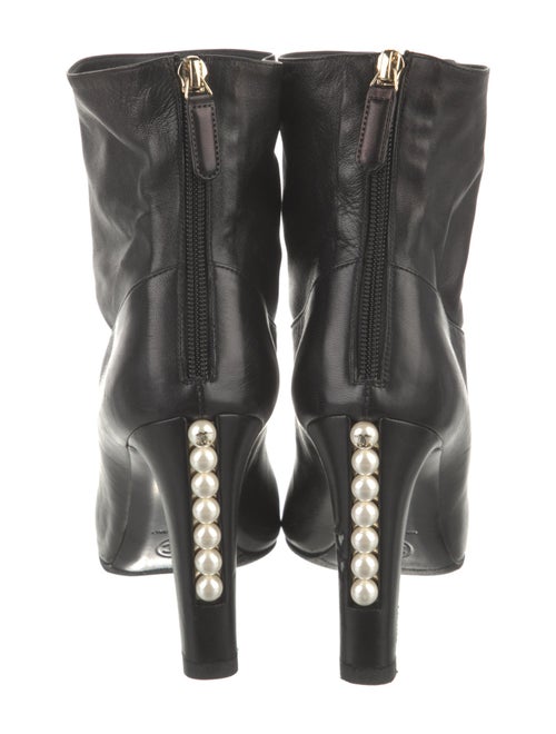 Chanel 2014 Interlocking CC Logo Boots