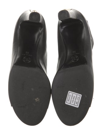 Chanel 2014 Interlocking CC Logo Boots