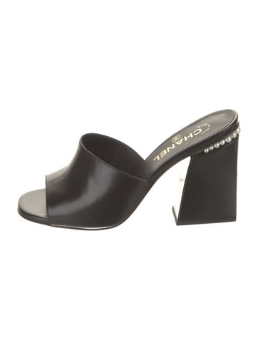 Chanel Sandals 2024 Leather Slides Us9, It39 | 9