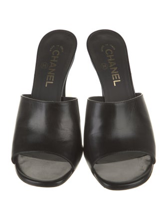 Chanel 2024 Leather Slides