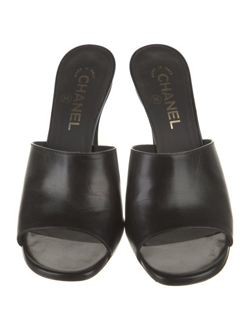 Chanel 2024 Leather Slides