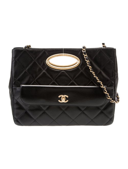 Chanel Quilted Clutch Flap Bag