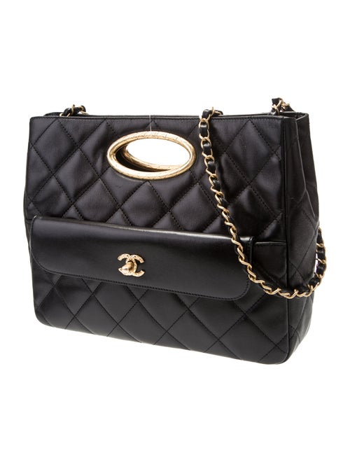 Chanel Quilted Clutch Flap Bag