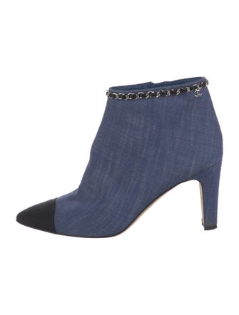 Chanel 2020 Interlocking CC Logo Boots