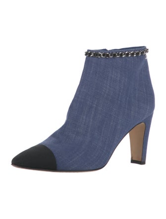 Chanel 2020 Interlocking CC Logo Boots