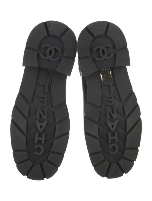 Chanel 2023 Interlocking CC Logo Combat Boots