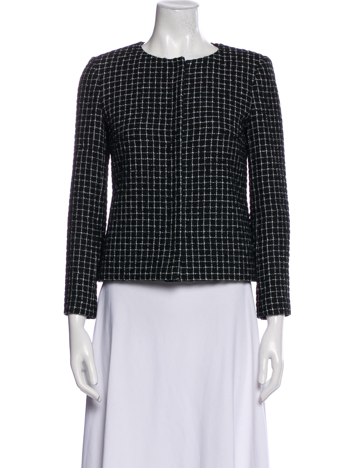 Chanel 2016 Plaid Print Jacket