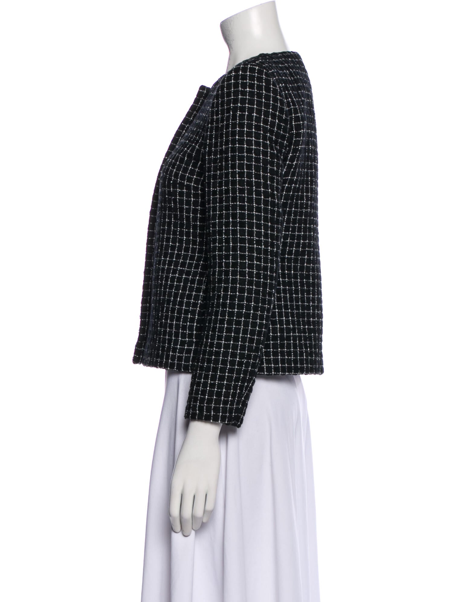 Chanel 2016 Plaid Print Jacket