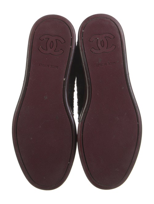 Chanel Tweed Printed Sneakers