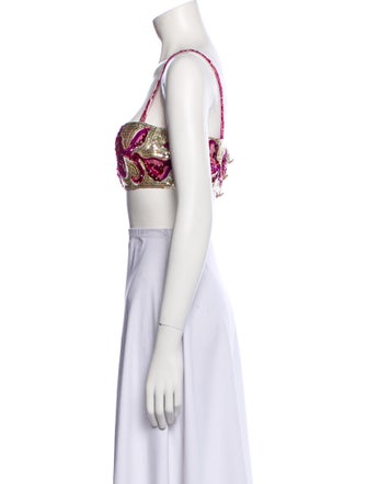 Chanel 2021 Silk Crop Top