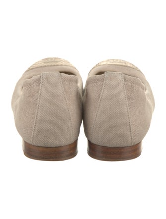 Chanel 2015 Interlocking CC Logo Ballet Flats