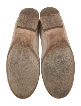 Chanel 2015 Interlocking CC Logo Ballet Flats