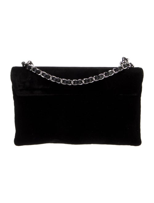 Chanel Velvet No. 5 Camellia Flap Bag