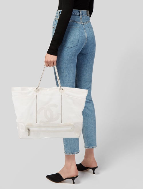 Chanel Maxi Terry Cloth Tote