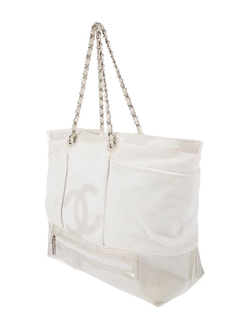 Chanel Maxi Terry Cloth Tote