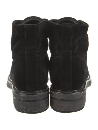 Chanel 2019 Interlocking CC Logo Combat Boots