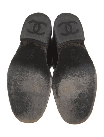 Chanel 2019 Interlocking CC Logo Combat Boots