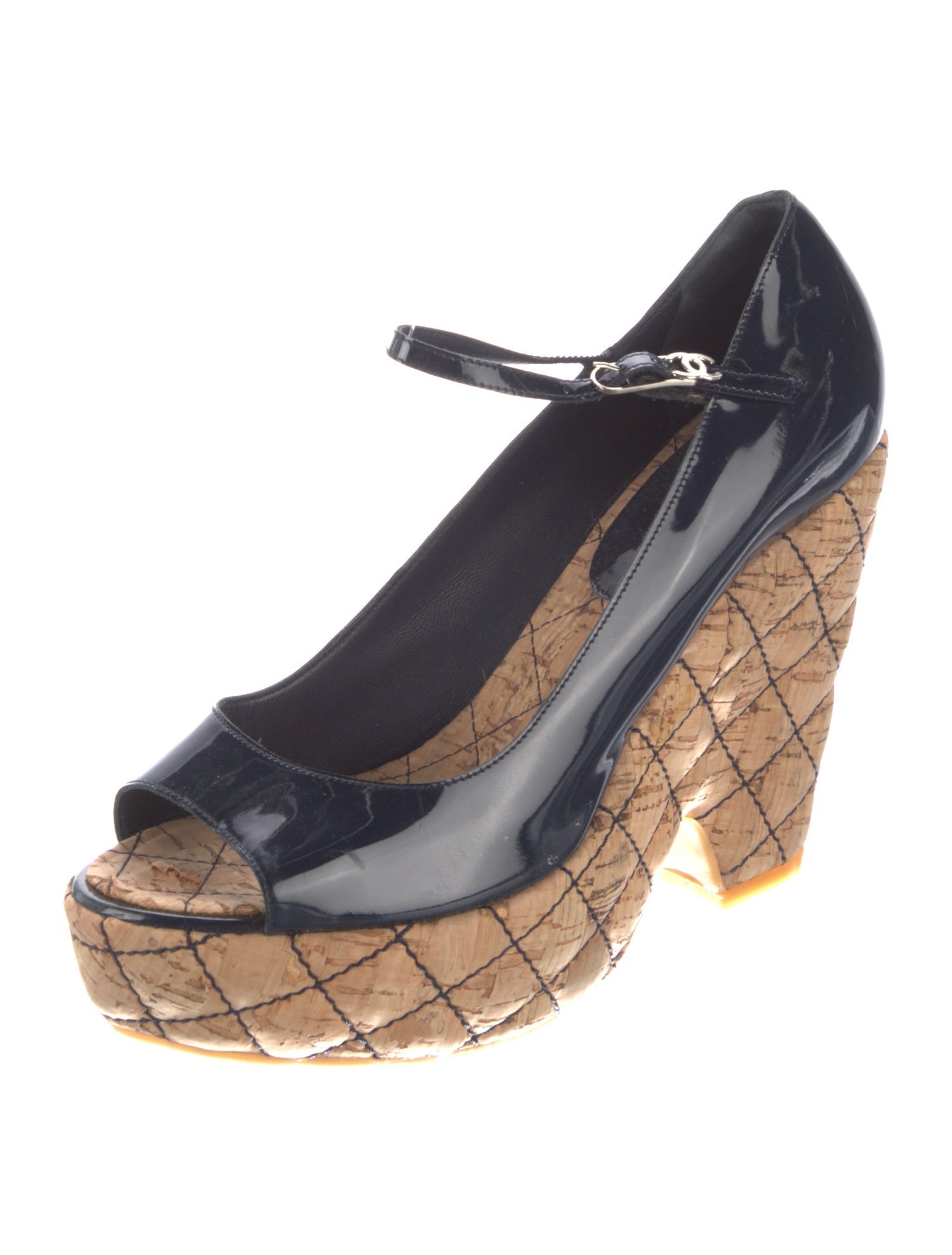 Chanel 413450 Interlocking CC Logo Espadrilles