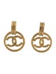 Chanel Vintage CC Clip-On Earrings