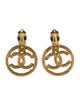 Chanel Vintage CC Clip-On Earrings