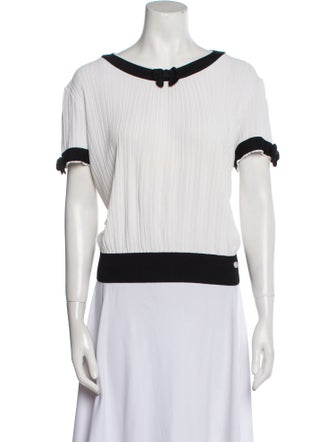 Chanel 2014 Colorblock Pattern Sweater