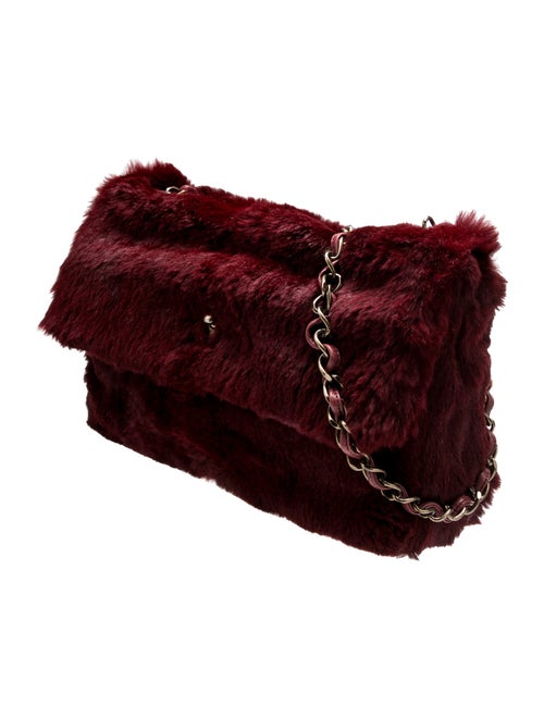 Chanel Orylag Fur Flap Bag