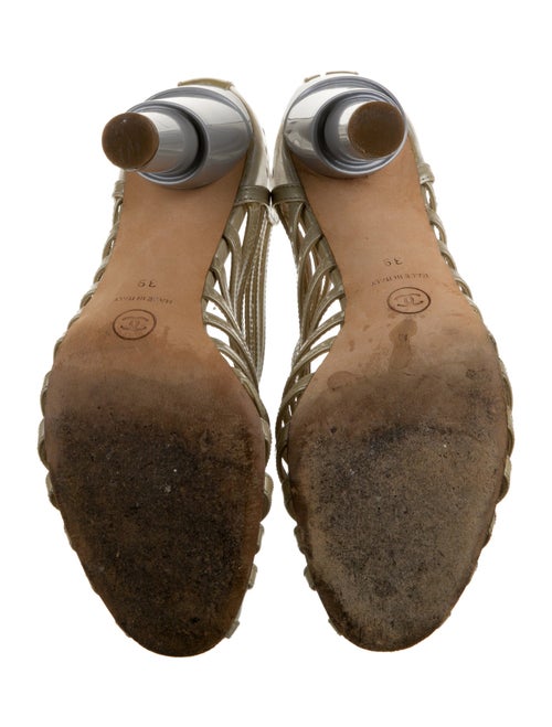 Chanel 2009 Interlocking CC Logo Boots