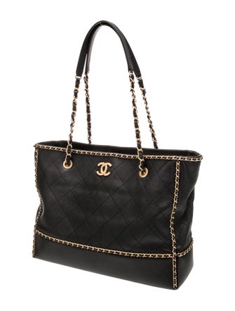 Chanel Chain-Around Lines Tote