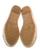 Chanel Interlocking CC Logo Lambskin Espadrilles
