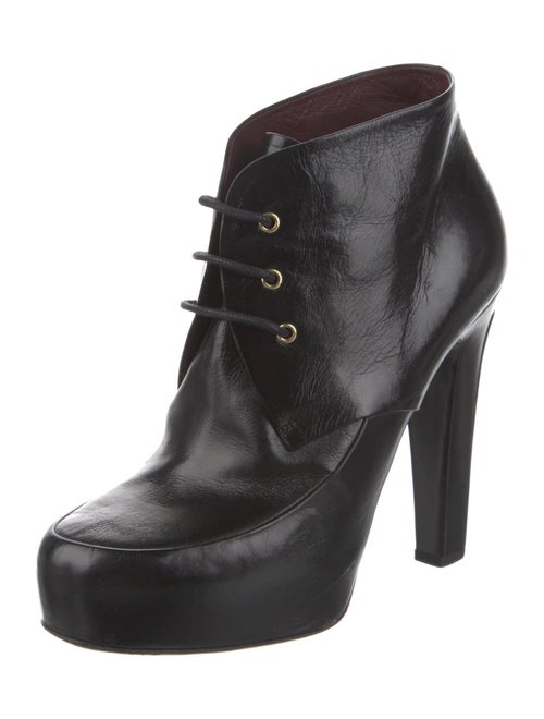 Chanel 2013 Calfskin Lace-Up Boots