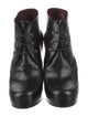 Chanel 2013 Calfskin Lace-Up Boots