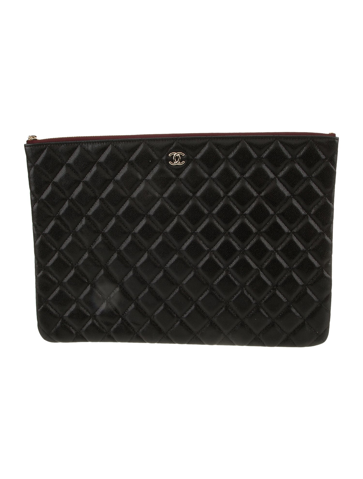 Chanel Large Quilted O-Case